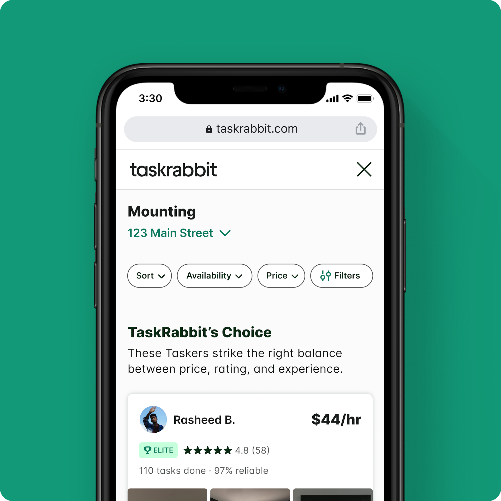 Designs we did for TaskRabbit