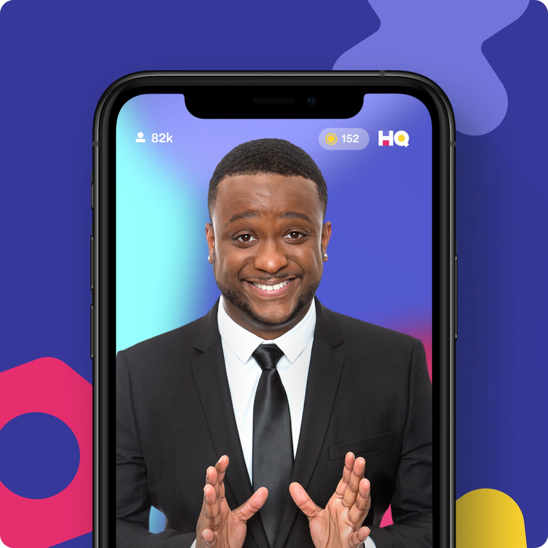 Designs we did for HQ Trivia 