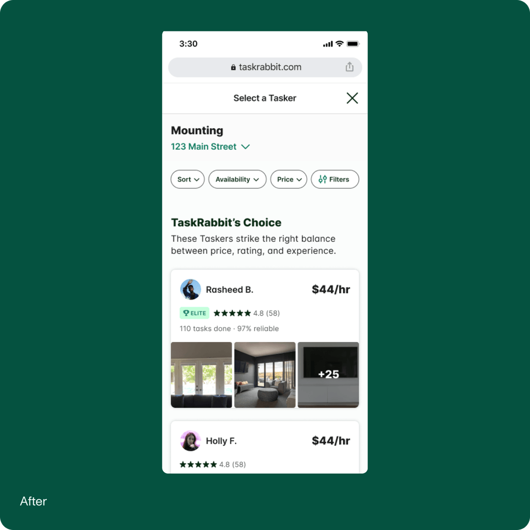 TaskRabbit - UX/UI Design | Big Human