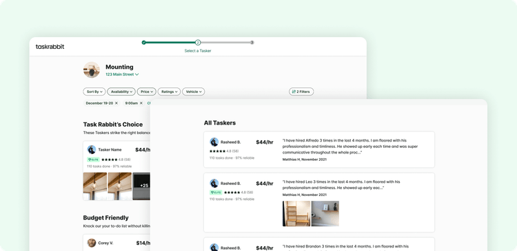TaskRabbit - UX/UI Design | Big Human